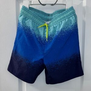 Gradient Blue Kids Swim Shorts